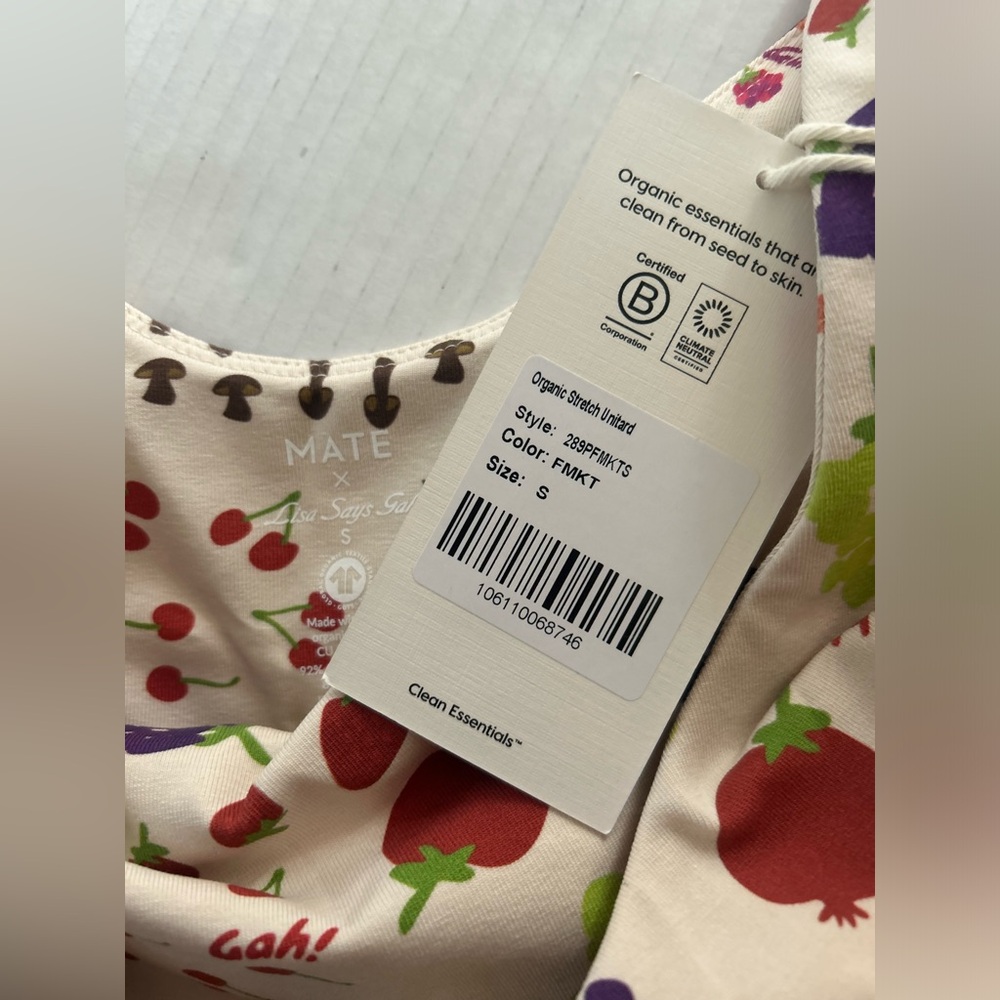 Mate The Label x Lisa Says Gah Organic Stretch Printed Unitard - Picture 5 of 5